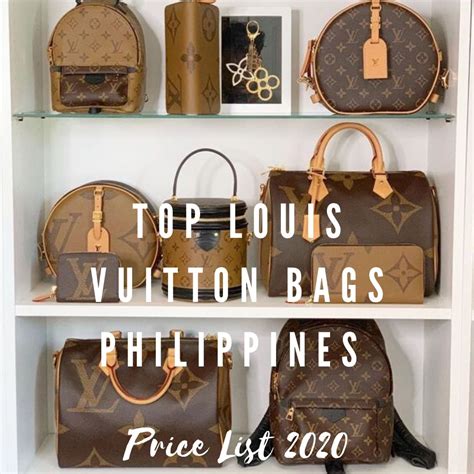 louis vuitton philippines price|lv Philippines price list.